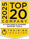 2025 Training Industry Top 20 AI Coaching & Learner Support Tools Company